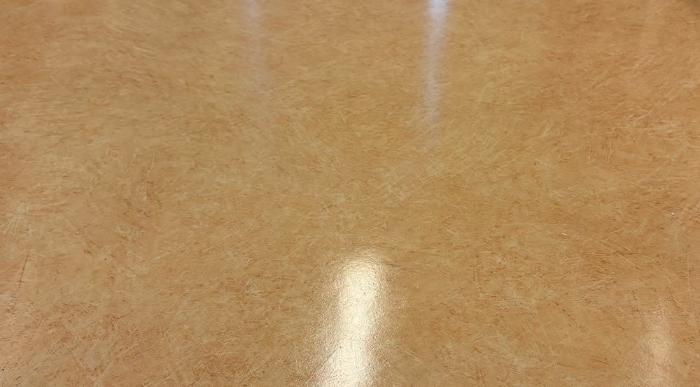 Linoleum floor care